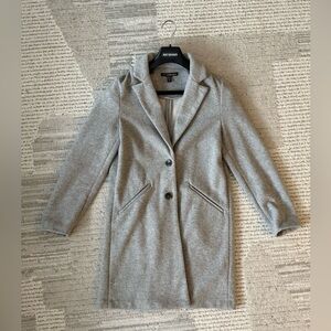 Women’s Blazer Trench Coat Gray Small